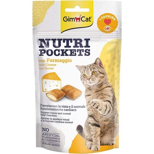 Gimcat Nutripockets Kedi Ödülü Peynir ve Taurinli 60 Gr.