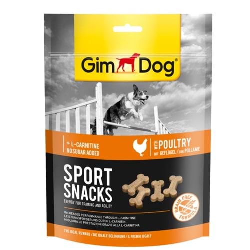 GimDog Sport Snacks Tavuk&L-Carnitinli Ödül Tableti 150 gr.