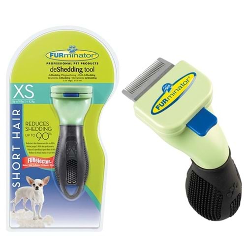Furminator Kısa Tüylü Mini Irk Köpekler İçin Tüy Toplayıcı Tarak XS
