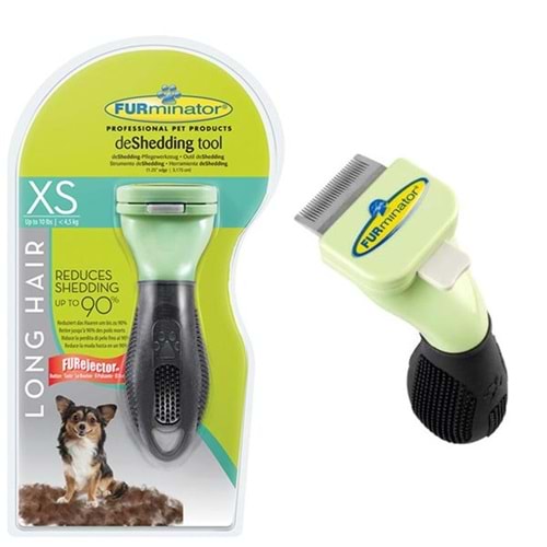 Furminator Uzun Tüylü Mini Irk Köpekler İçin Tüy Toplayıcı Tarak XS