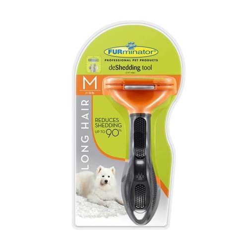 Furminator Orjinal Uzun Tüylü Orta Irk Köpekler İçin Tüy Toplayıcı Tarak M