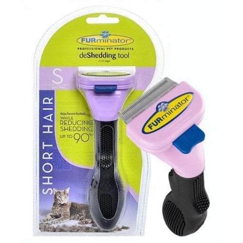 Furminator Kısa Tüylü Kedi İçin Tüy Toplayıcı Tarak S(Small)