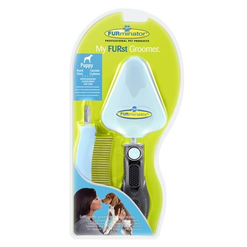 Furminator Puppy Yavru Köpek Fırça/Tarak Seti