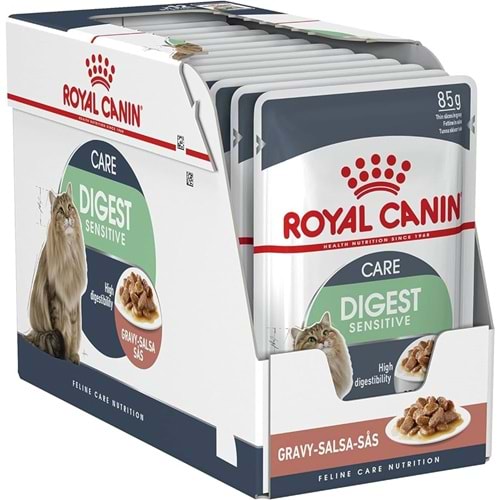 Royal Canin Digest Sens. Soslu Kedi Konservesi 85 Gr.x12 Adet