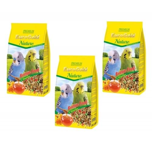 EuroGold Ballı Muhabbet Yemi 1 Kg.x 3 Adet