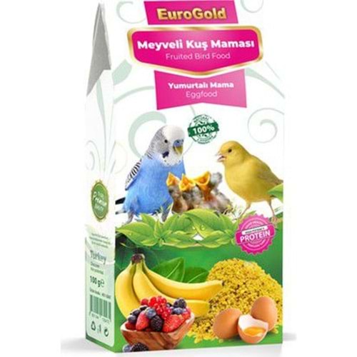 Eurogold Yumurtalı Meyveli Kuş Maması 100 Gr.