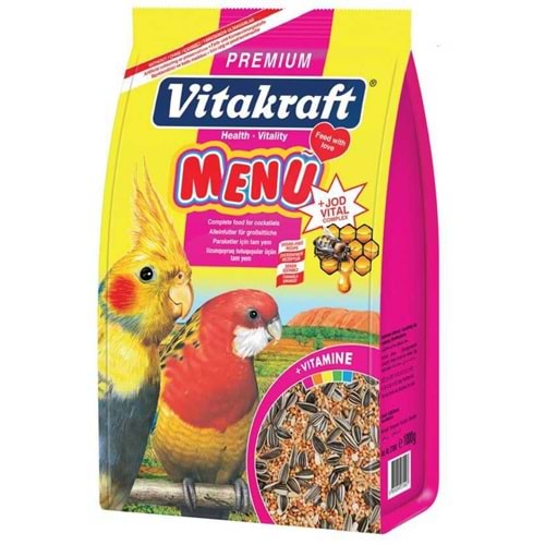 Vitakraft Menu Paraket Yemi 1000 Gr.
