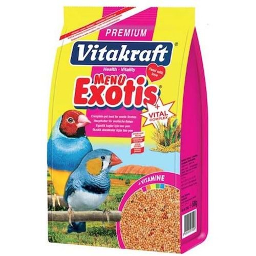 Vitakraft Menu Egzotik Finch Yemi 500 Gr.x 4 Adet