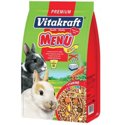 Vitakraft Menu Tavşan Yemi 1000 Gr.x 2 Adet