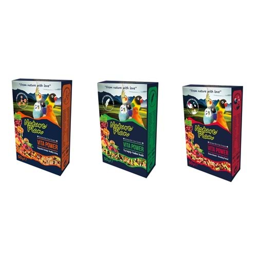 Natur Plan Vita Power Üreme Dönemi +Bağışıklık Desteği+Tüy Sağlığı 50 şer gr.