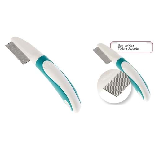 Gimdog 57520 Köpek Kedi Sık Dişli Pire Tarağı 4,5x19,5 cm.