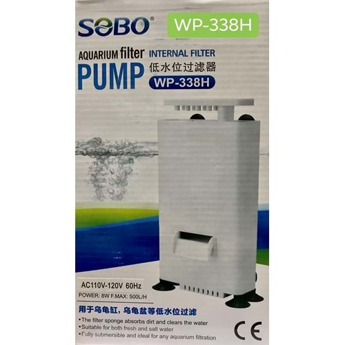 Sobo WP-338H Alçak Seviye Midi Askı Filtre 500Lt/S 8W
