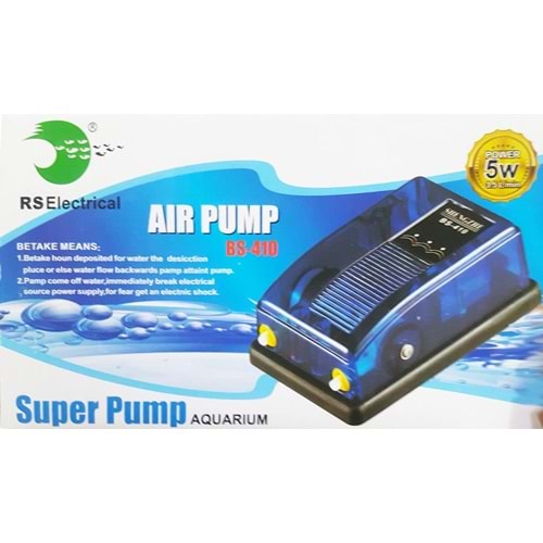 Risheng RS BS-410 Hava Motoru Çift Çıkışlı 3,5 L/dk 5 W