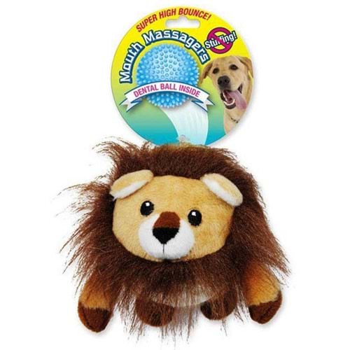 Afp 4157 Aslan Ağız Masaj Top Köpek Oyuncağı 10x10 cm.