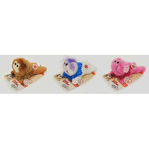 3061 Circus Crew (Elephant,Cow,Monkey) /TPR Dişlemeli Peluş Oyuncak