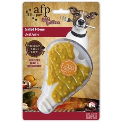 Afp 4568 T-Bone Ballı Karamelli Köpek Kemiği Oyuncağı 12 cm.