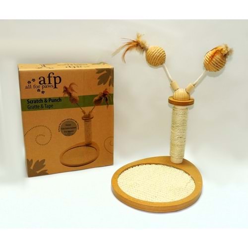 Afp 2342 Toplu&Tüylü Natural Kedi Tırmalama Tahtası