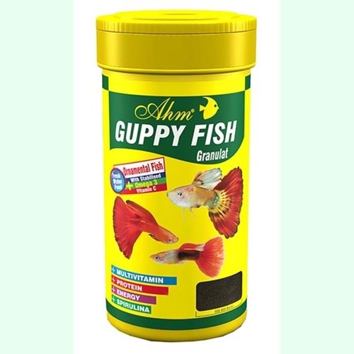 Ahm Guppy Lepistes Granül Food 100 ml.