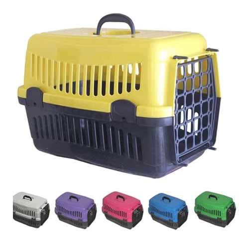Pet Style Kedi&Köpek Taşıma Kafesi 48.5X32X32 cm. Mor