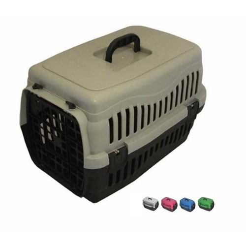 Pet Style Kedi&Köpek Taşıma Kafesi 48.5X32X32 cm. Gri