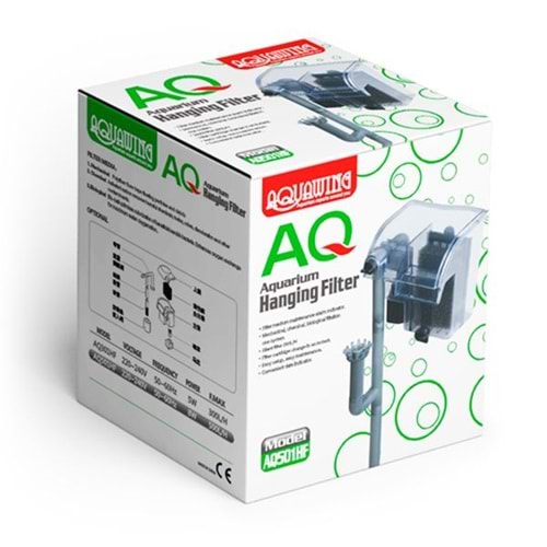 Aquawing AQ501HF Akvaryum Şelale Filtresi 8W 500 L/S
