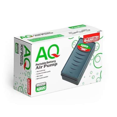 Aquawing AQ820 akvaryum Pilli Hava Motoru