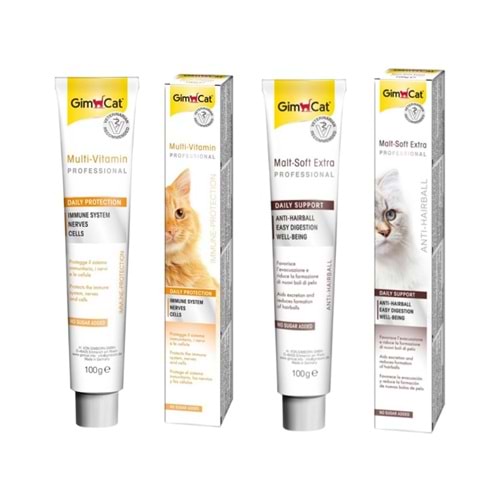 Gimcat Malt Soft Extra 100 Gr. + Gimcat Multivitamin 100 Gr.