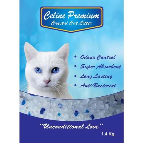 Celine Premium Kristal Kedi Kumu 1,4 Kg. x 3 Adet