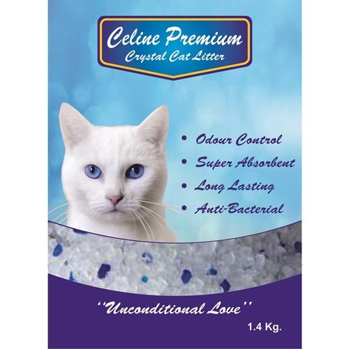 Celine Premium Kristal Kedi Kumu 1,4 Kg. x 4 Adet