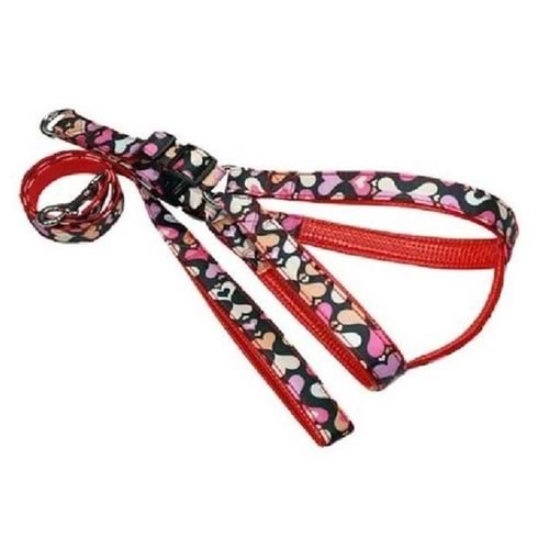 DF-LH1016 Gezdirmeli Köpek Göğüs Tasması 25 mm.x120 cm.