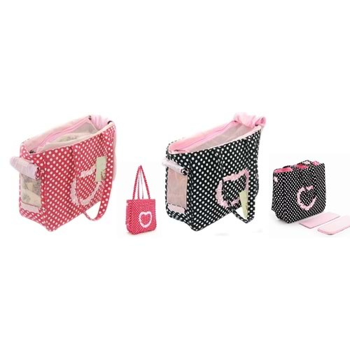 Pet Care Köpek & Kedi Taşıma Çantası (40x15x30 cm.) BG-137RD Kırmızı