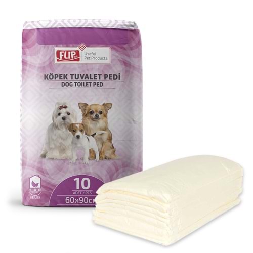 Flip Köpek Eğitim Çiş Pedi 60x90 cm 10'lu Paket