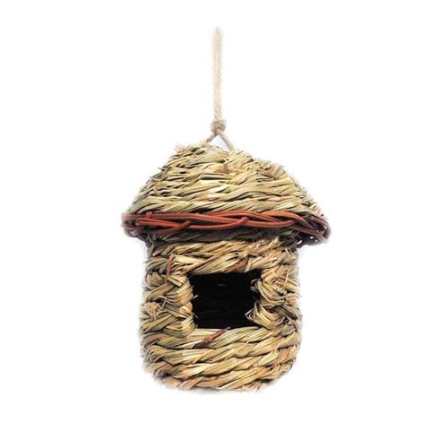 911593 - %100 Doğal Egzotik, Finch Bülbül Yuvası 13x13x15 cm.