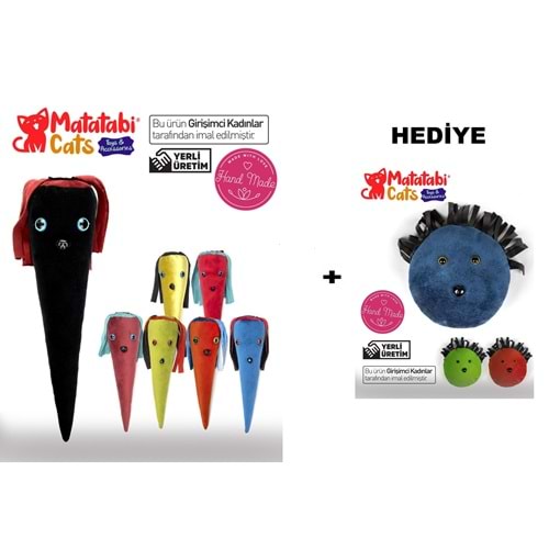 Matatabi Kedileri Matatabi Mooni 001+Mini Hediye Kedi Oyuncağı