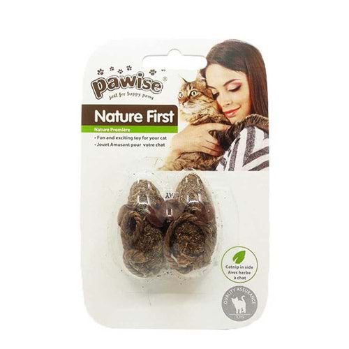 Pawise 28305 Catnipli Fare Kedi Oyuncağı 2 li 5 cm.