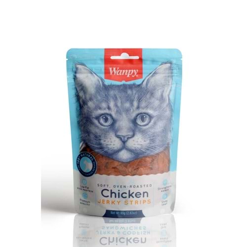 Wanpy Gerçek Tavuk Fileto Kedi Ödülü 80 gr.