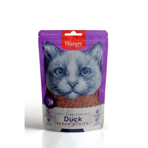 Wanpy Gerçek Ördek Fileto 80 gr. Yumuşak Kedi Ödülü