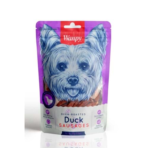 Wanpy Ördek Etli Sosis SA-02H Köpek Ödülü 100 gr.