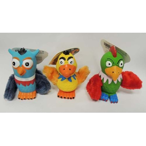 Pawise 14003 Lateks Sesli Baykuş Köpek Oyuncağı 13-14 cm.