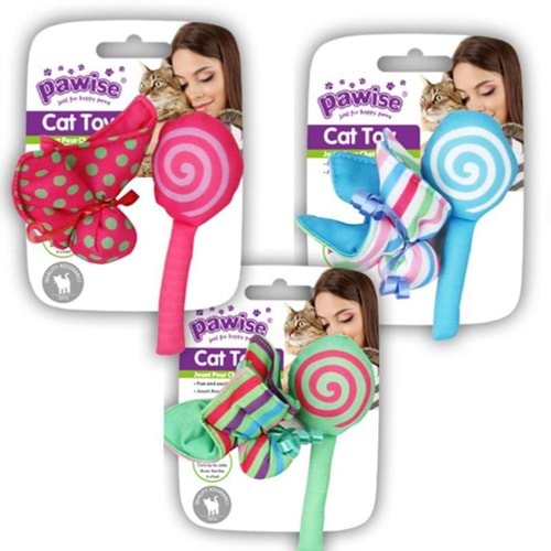 Pawise 28124 Çiçek ve Şeker Catnipli Kedi Oyuncağı 10 cm.