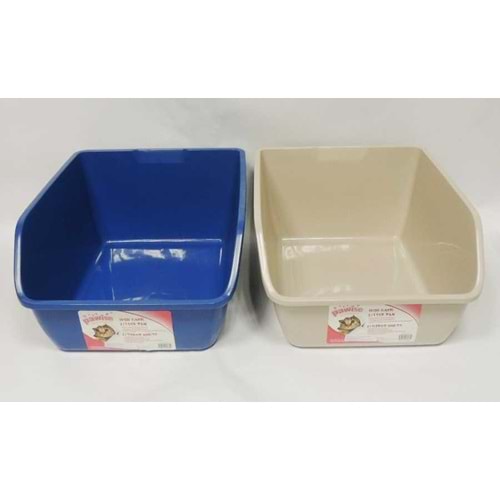 Pawise 28935 Yüksek Kenarlı Geniş Kedi Tuvaleti 47x38x21 cm.