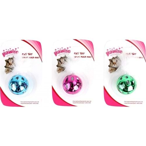 Pawise 28209 Metallic Ball/Parlak Tüylü Top 4 cm. Pembe
