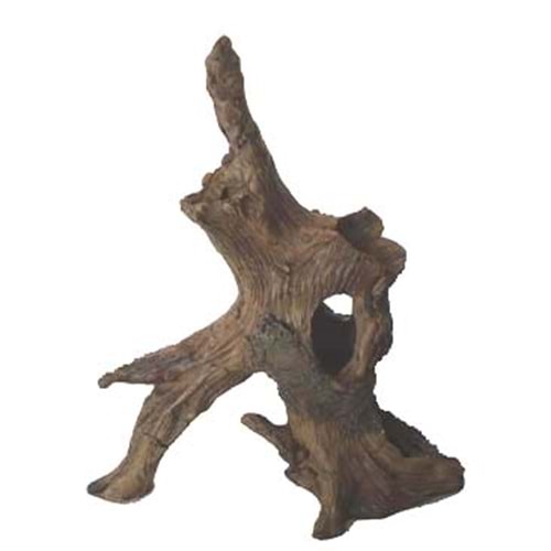 QG-052 Akvaryum Dekoru Yapay Kütük 16x6,5x19,8 cm.