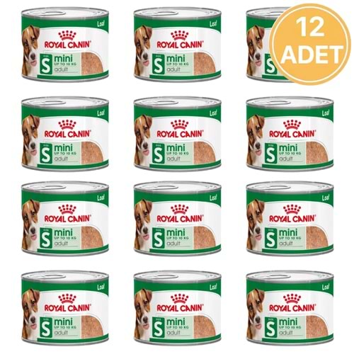 Royal Canin Küçük Irk Konserve Köpek Maması 195gr 12li Paket