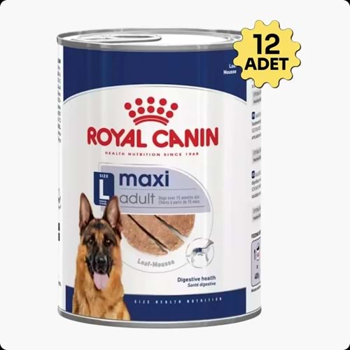 Royal Canin Büyük Irk Konserve Köpek Maması 410gr 12 Adet