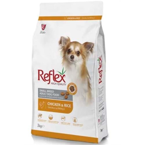 Reflex Küçük Irk Tavuklu ve Pirinçli Yetişkin Köpek Maması 3kg