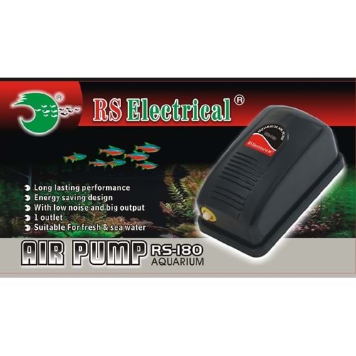 RS-180 Tek Çıkışlı Hava Motoru 2,5 L/Dak 3 W.