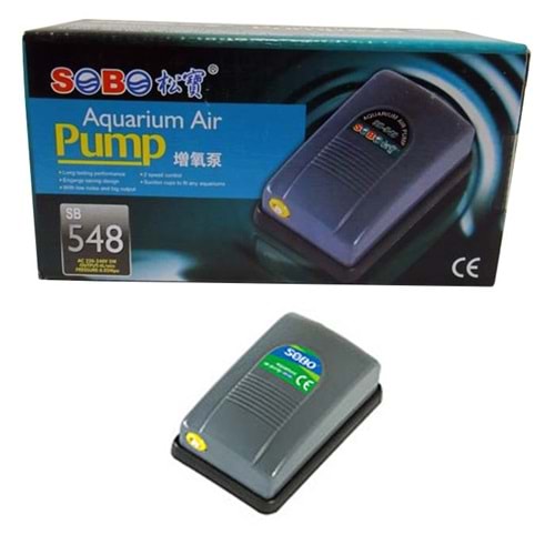 Sobo SB-548 Tek Çıkışlı Akvaryum Hava Motoru 3,5L/Dak 3 W