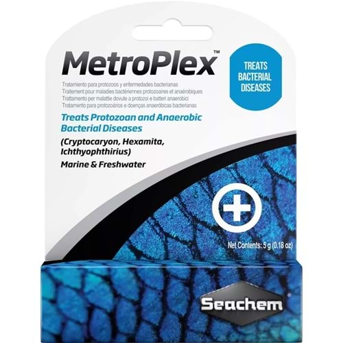 Seachem Metroplex 5gr Cryptocaryon, Hexamita, Ichthyophthirius