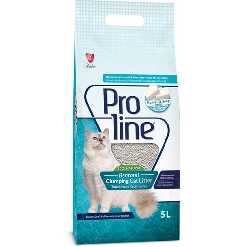 Proline Marsilya Sabun Kokulu Kedi Kumu 5 Lt. x 3 Adet